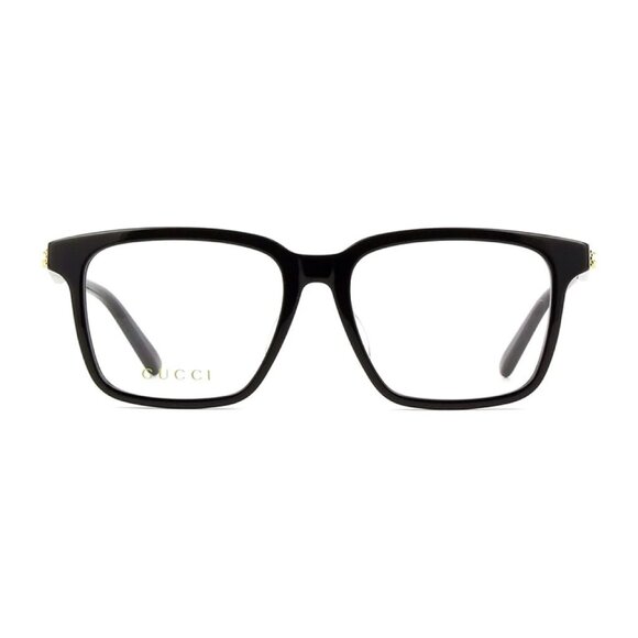NEW GUCCI EYEGLASSES MEN BLACK SQUARE EYEWEAR GUCCI GG1293OA 001 - Picture 2 of 3